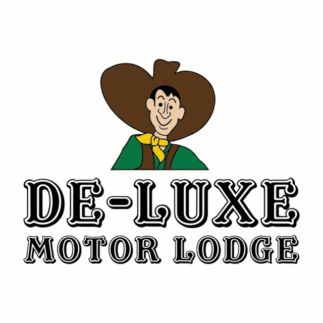 Deluxe Motor Lodge sign